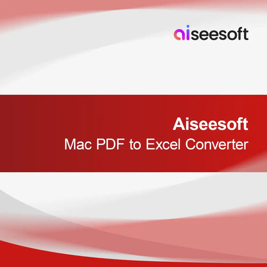 Aiseesoft Mac PDF para Excel Conversor