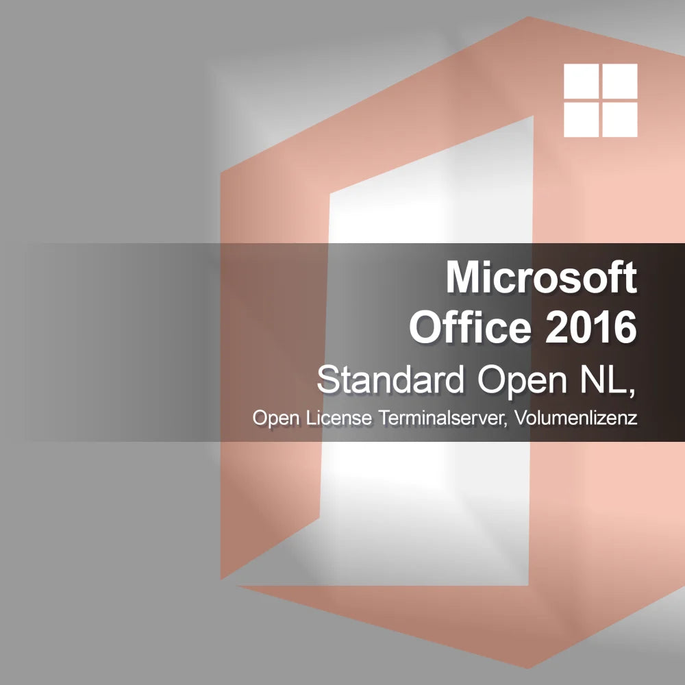 Microsoft Office 2016 Standard Open NL, Licença Aberta Terminalserver, Licença por Volume