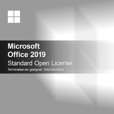Microsoft Office 2019 Standard Licença Aberta, compatível com Terminal Server, licença por volume