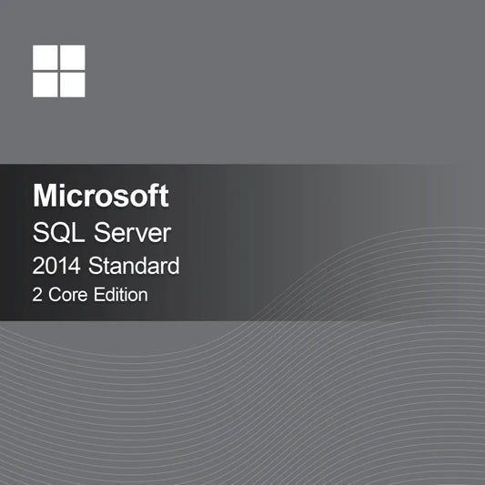 Microsoft SQL Server 2014 Standard - Edição 2 Núcleos