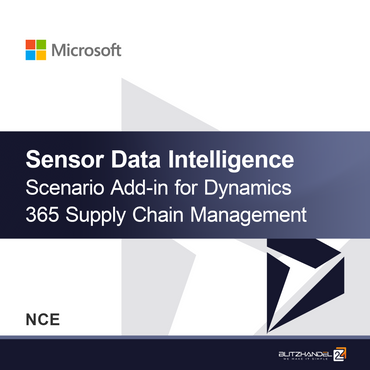 Complemento de Cenário de Inteligência de Dados de Sensores para Dynamics 365 Supply Chain Management (NCE)