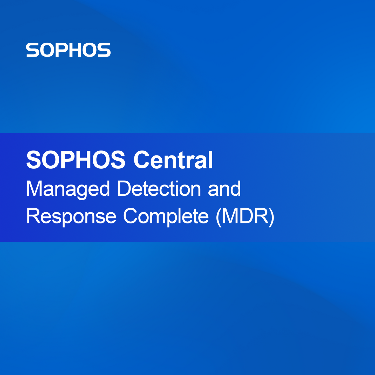 SOPHOS Central Detecção e Resposta Gerenciada Completa (MDR)