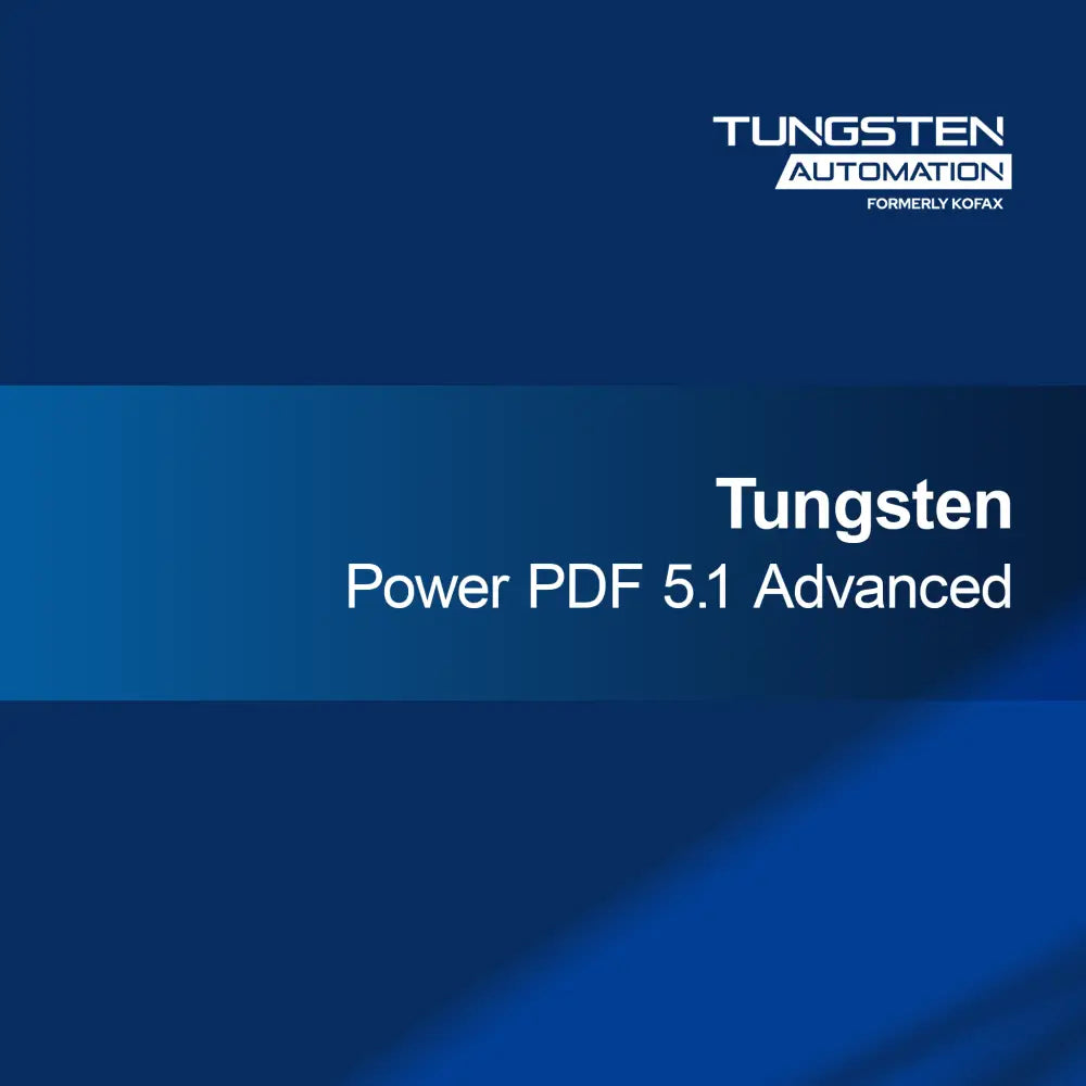 Tungsten Power PDF 5.1 Avançado