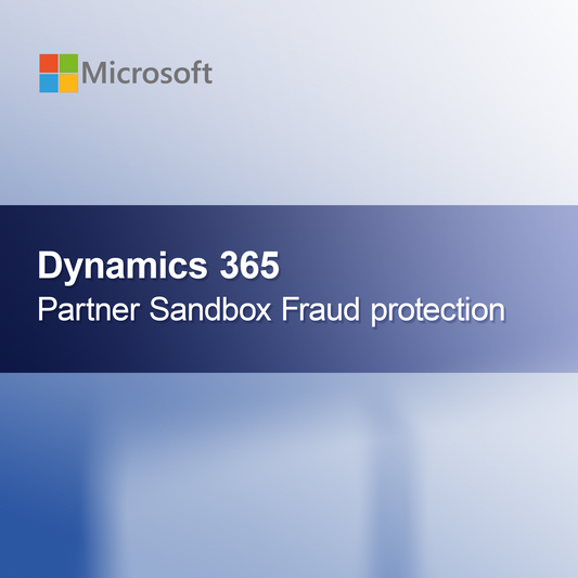 Dynamics 365 Partner Sandbox Csalás elleni védelem