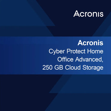 Acronis Cyber Protect Home Office Advanced, 250 GB de Armazenamento em Nuvem