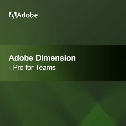 Adobe Dimension - Pro para Equipes