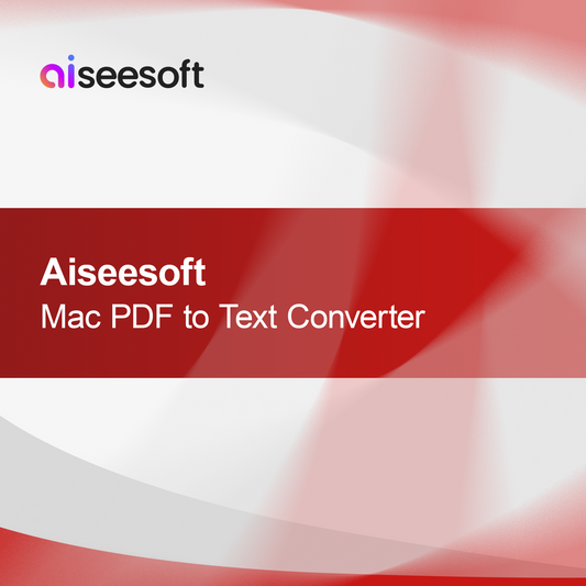 Aiseesoft Mac PDF para Conversor de Texto