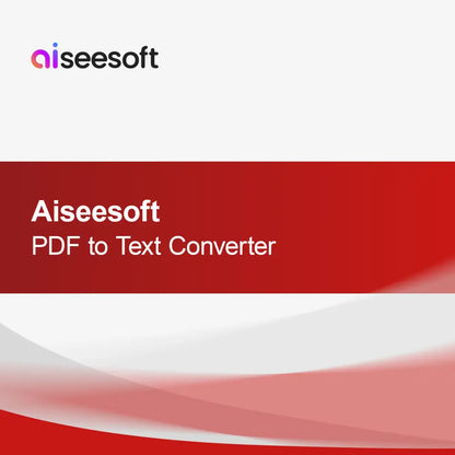Aiseesoft PDF para Conversor de Texto