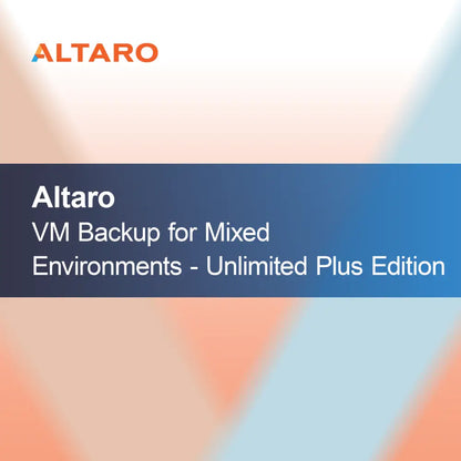 Altaro VM Backup para Ambientes Mistos - Edição Unlimited Plus
