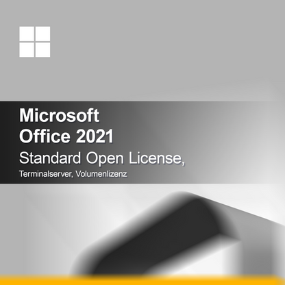 Microsoft Office 2021 Standard Licença Aberta, Servidor Terminal, Licença por Volume