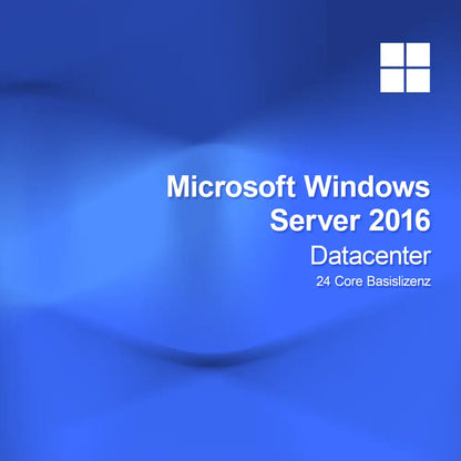Microsoft Windows Server 2016 Datacenter 24 Core Licença Básica