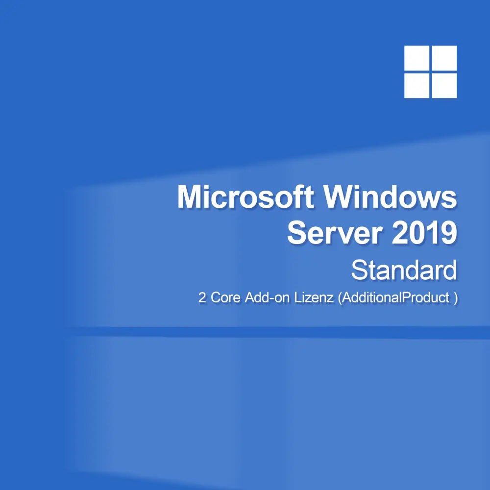Licença Adicional Microsoft Windows Server 2019 Standard - 2 Núcleos (AdditionalProduct )