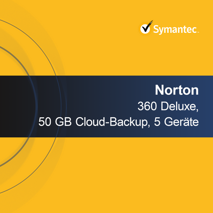 Norton 360 Deluxe, 50 GB de backup em nuvem para 5 dispositivos