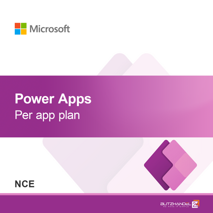 Plano por aplicativo do Power Apps (NCE)
