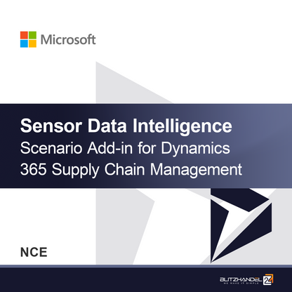 Complemento de Cenário de Inteligência de Dados de Sensores para Dynamics 365 Supply Chain Management (NCE)