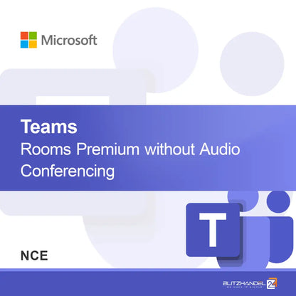 Teams Rooms Premium sem Conferência de Áudio (NCE)